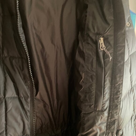 Eddie Bauer Puffer Down Hooded Black Parka - Women's Medium - Picture 3 of 7